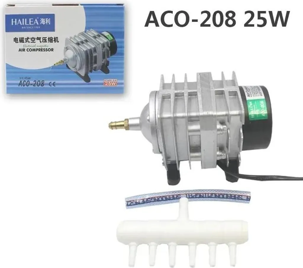 Aeratore Alte Prestazioni ACO-208 25W - Design Alluminio 6 Vie UE