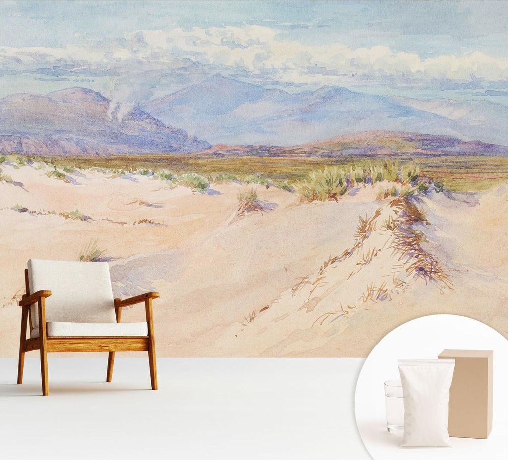 Fototapete - 312x219 cm - Tapete - Wandtapete - Wandbilder - Dekofolie - Tapete Folie - Wand - Dekoration - Wohnzimmer - Wüstenlandschaft