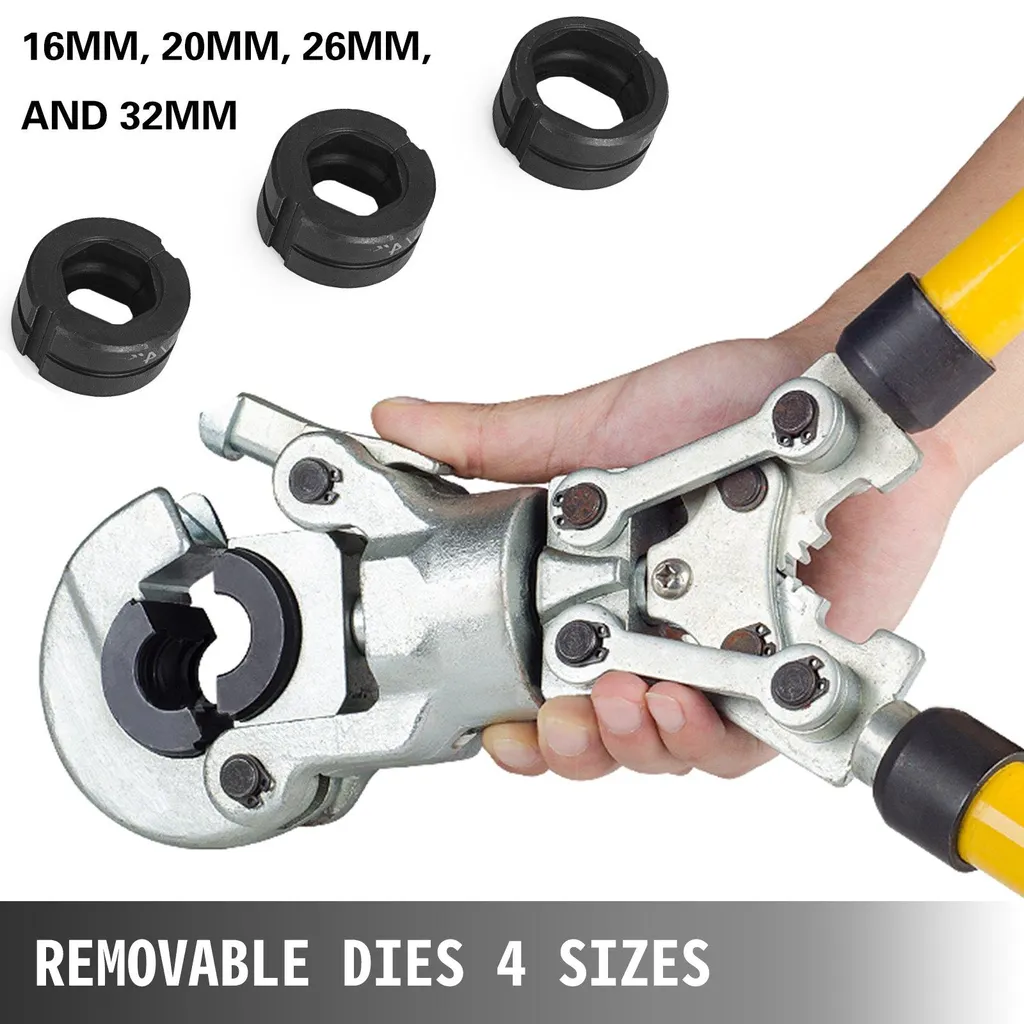 Pince à sertir PEX multicouche 16-32mm VEVOR avec 6 matrices de type TH