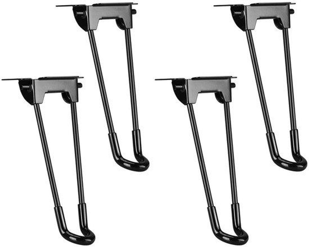 4-facher faltbarer metallischer Tischfuß, für Wohnzimmertische, Computerarbeitsplätze, Camping, Accessoires für faltbare Fußplatten - 45 cm