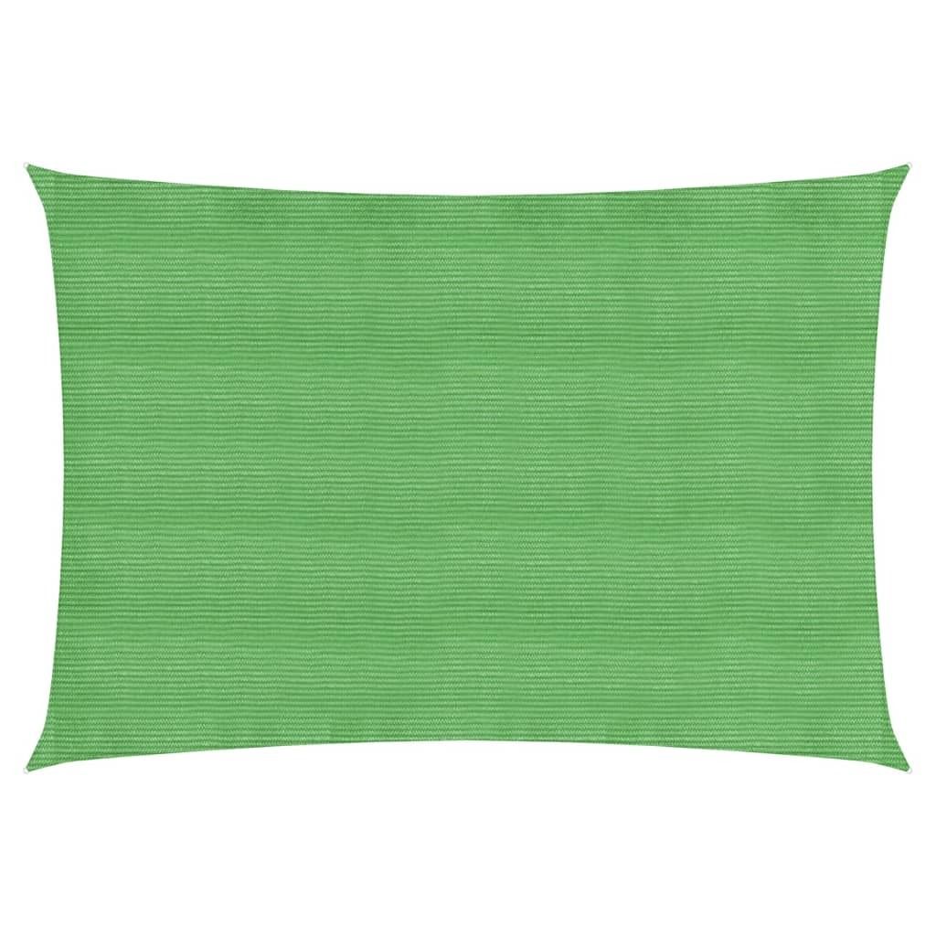 Sonnensegel 160 g/m² Hellgrün 2,5x4,5 m HDPE