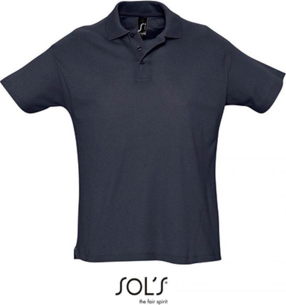 SOLs 11342 | Herren Summer Poloshirt II Seitenschlitze - Farbe: Navy - Größe: XXL