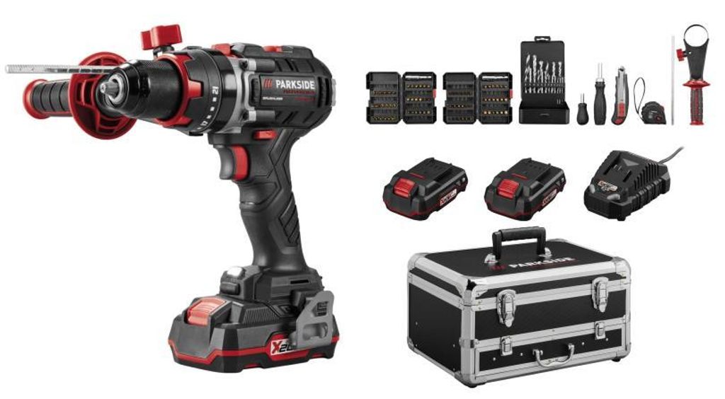 Parkside Performance 20 V Akku-Schlagbohrschrauber-Set Produktbild 