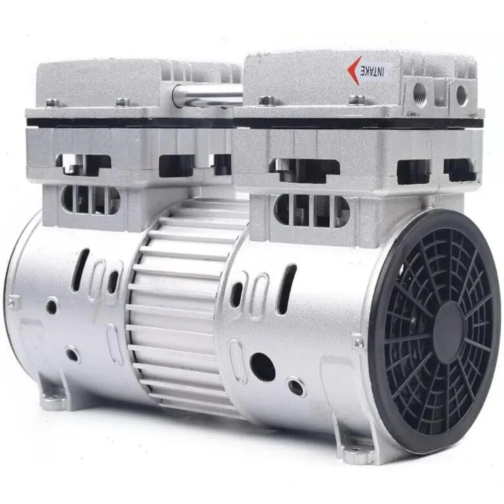 Tête de pompe pour compresseur sans huile 750W 125L/min Argenté