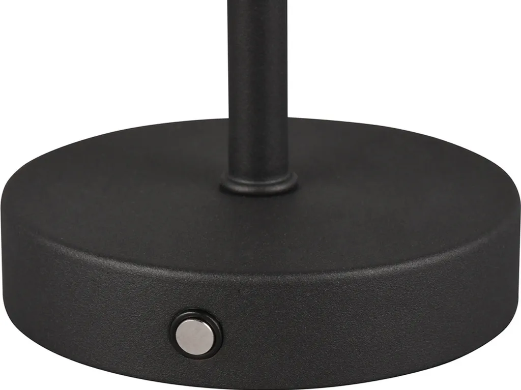 Lampada LED Jeff RL Nera da Tavolo Senza Fili | Design Minimalista - 11