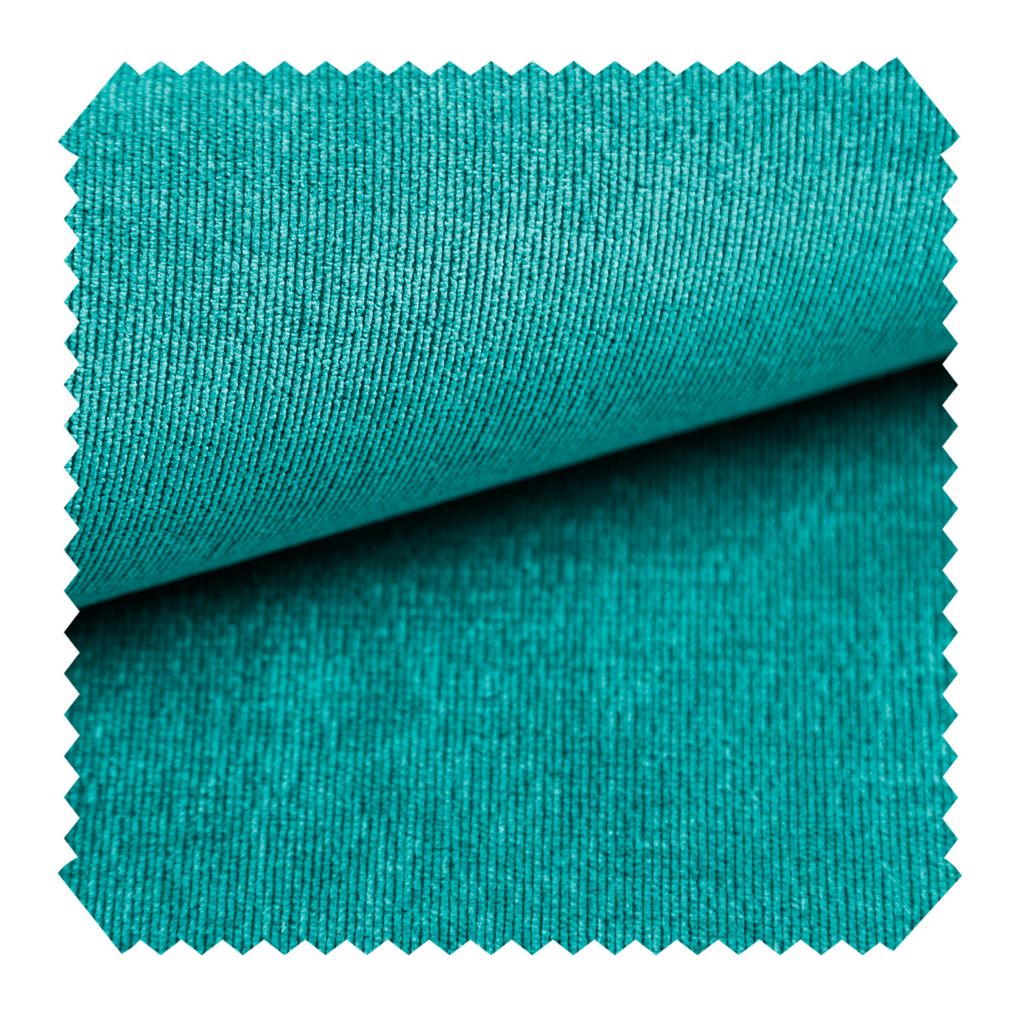 novely ISSUM - Samtweicher Chenille-Möbelstoff - Sehr Robuster Polsterstoff - Pflegeleichte Meterware 1lfm - Farbe: 26 Türkis