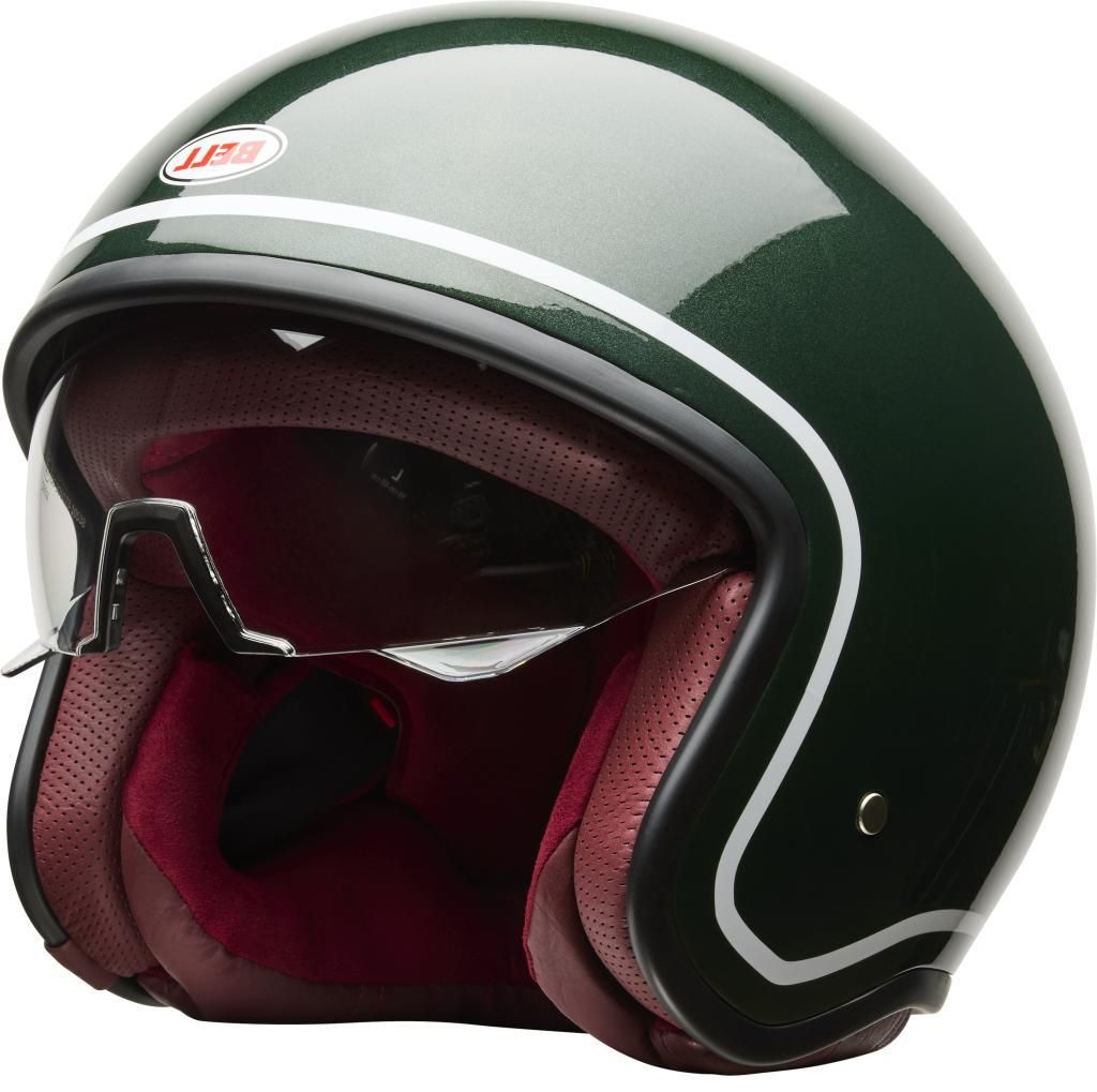 BELL TX-501 CLASSIC Jethelm emerald grün S Produktbild 