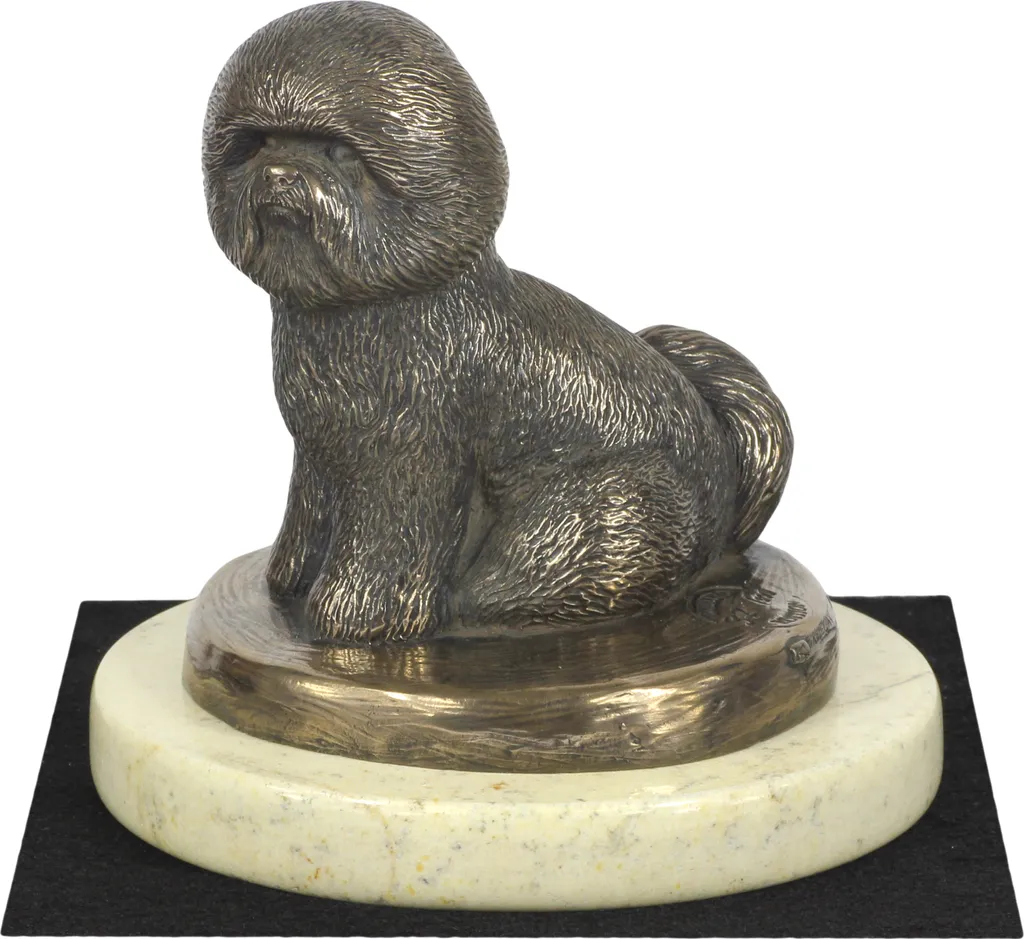 Trophée Exposition Canine Bichon Frisé - Silhouette Design Signée Art-Dog