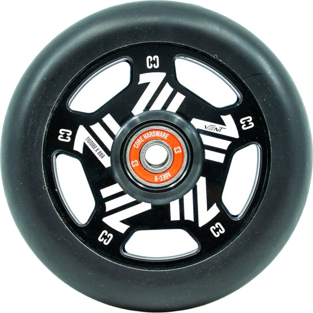 Core Vent Hollow Stunt-Scooter Rolle 110mm Schwarz