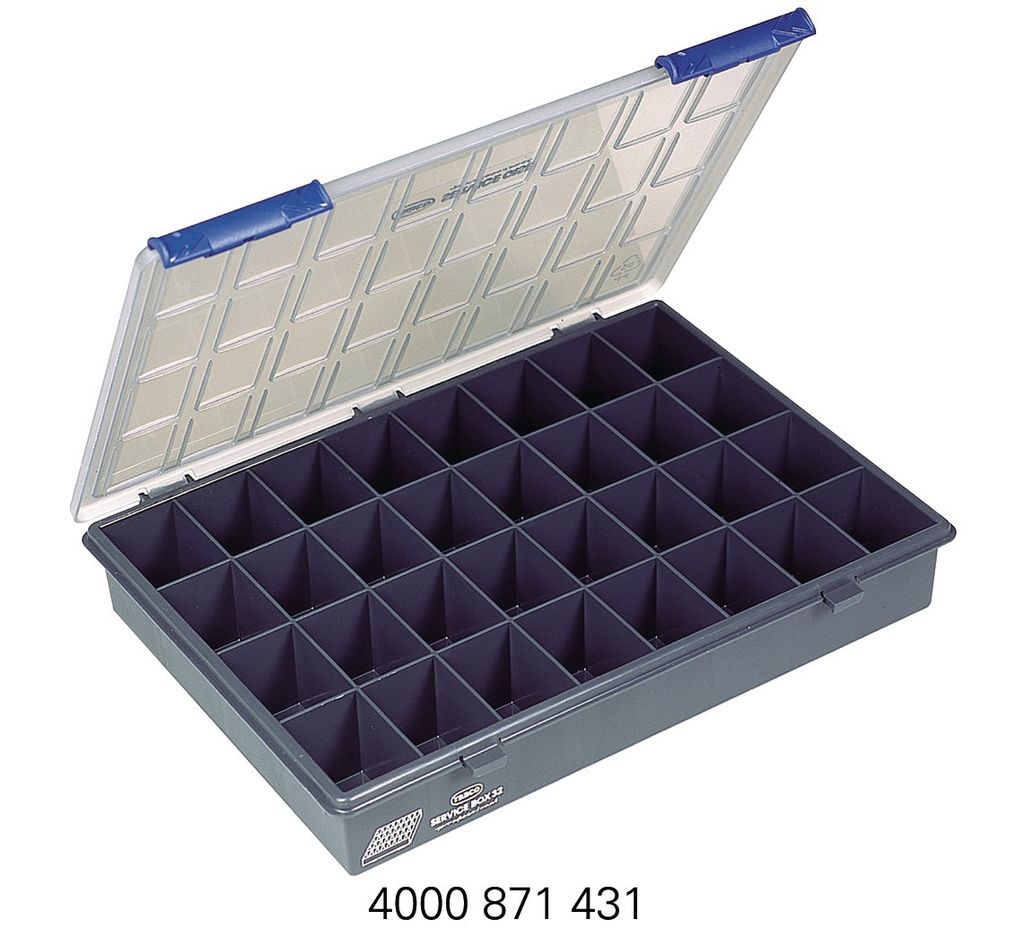 raaco Assorter 4-32, Polypropylen (PP), 810 g, Blau Produktbild 