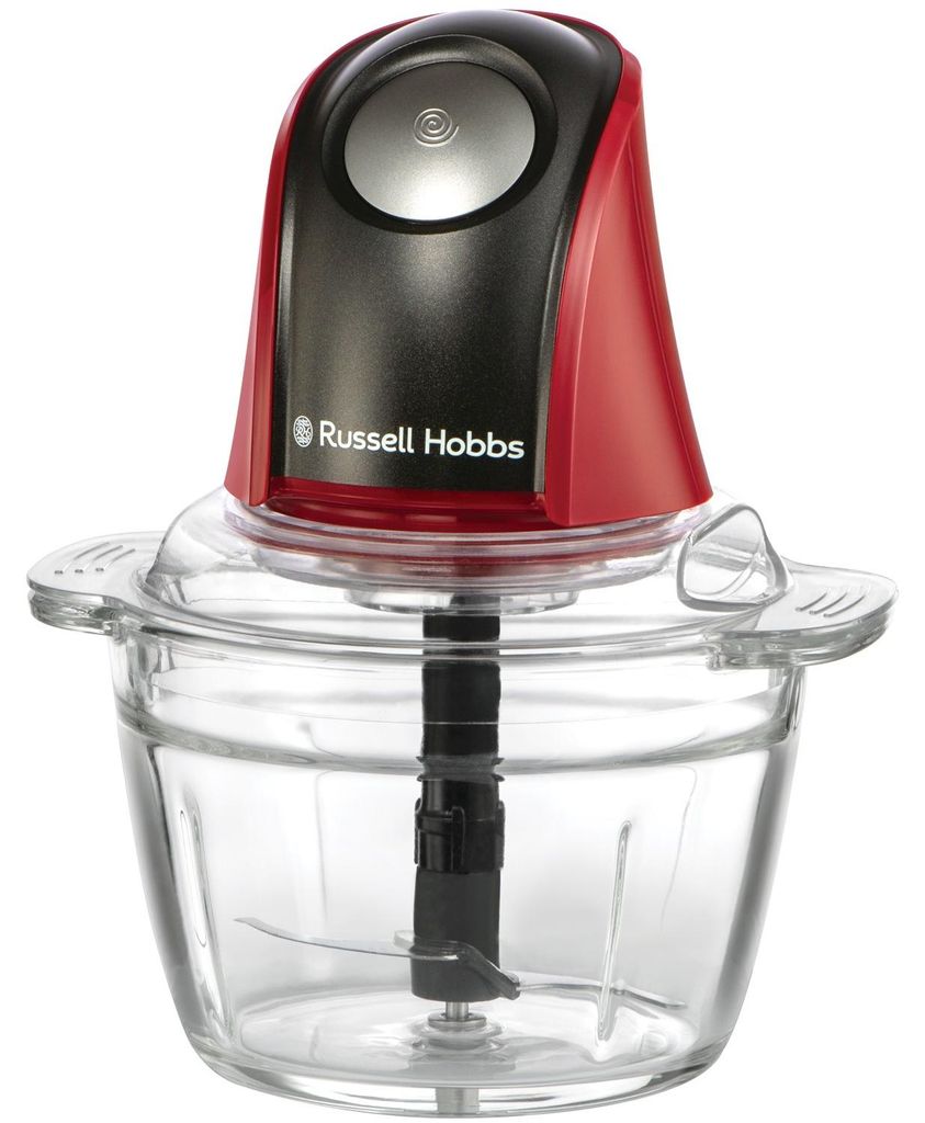RUSSELL HOBBS Zerkleinerer 200W 500ml Glasbehälter rot
