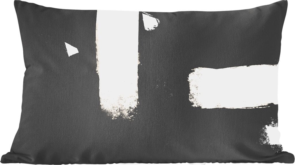 MuchoWow Zierkissen Sofakissen Wohnzimmer Dekokissen 50x30 cm Abstrakt - Pastell - Minimalismus - Wohnzimmerdekoration - Polster mit Photo
