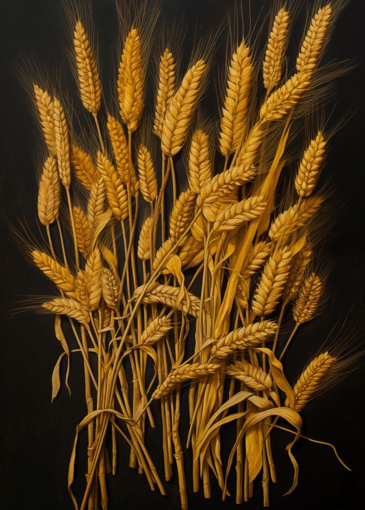 Plakat 25x35cm Goldene Ernte