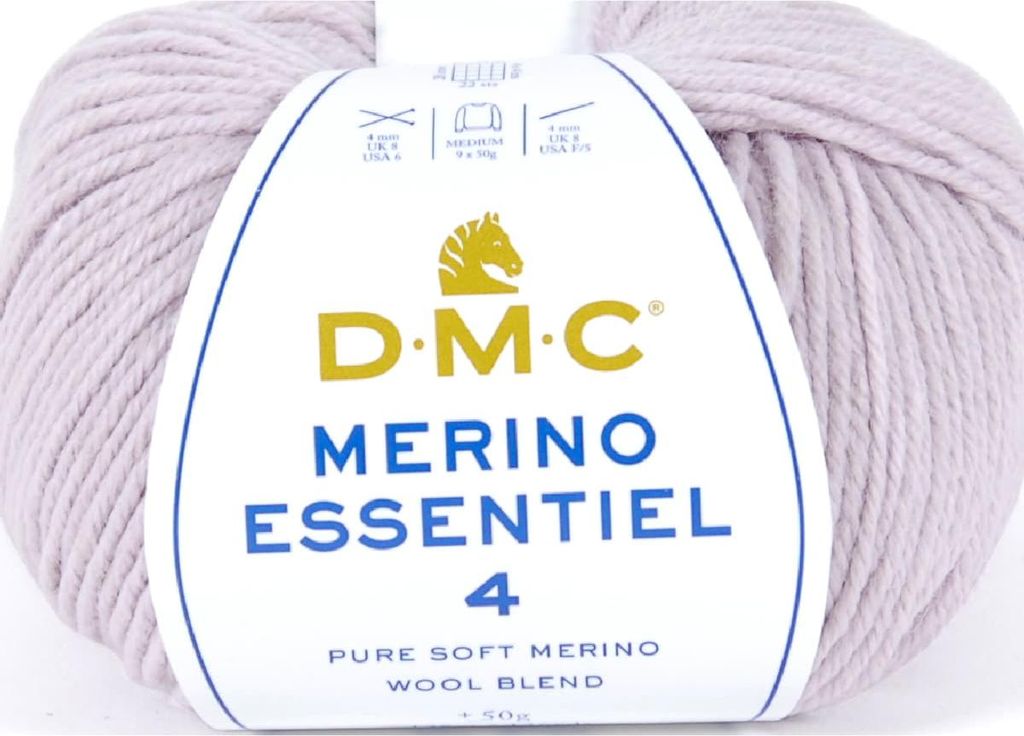 DMC Merino Essentiel-4 – hochwertiges Aran-Garn aus 50 % Wolle & 50 %.Polyacryl, 8149, (Farbe 860)