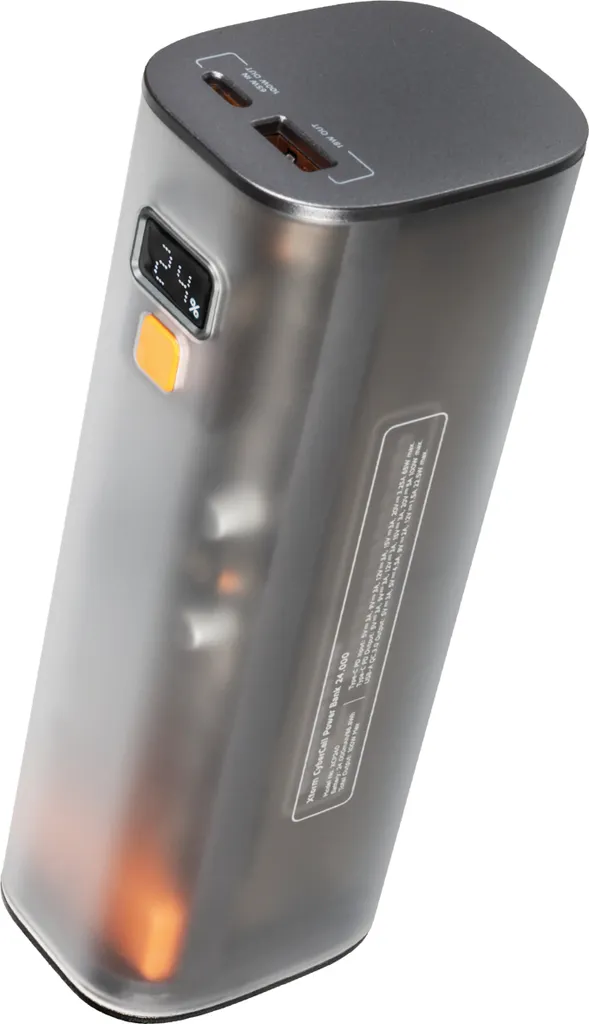 Xtorm CyberCell XCP240 Powerbank 100W 24000 mAh avec Design Transparent