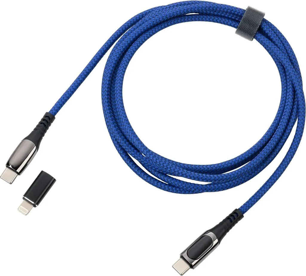 Câble incassable TROIKA SPEEDY XL bleu fini les fils trop courts et usés