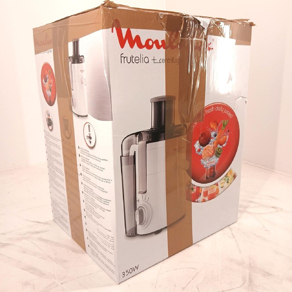 Moulinex JU3701, Zentrifugal-Entsafter, Weiß, 0,95 l, 6 cm, Produktbild 
