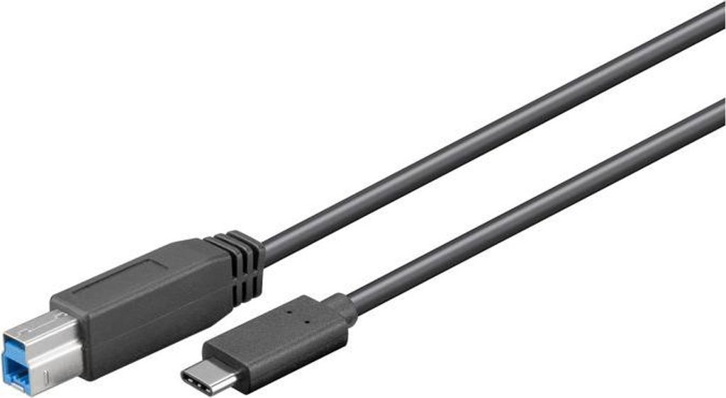 MicroConnect USB-C - USB3.0 B Kabel 1m