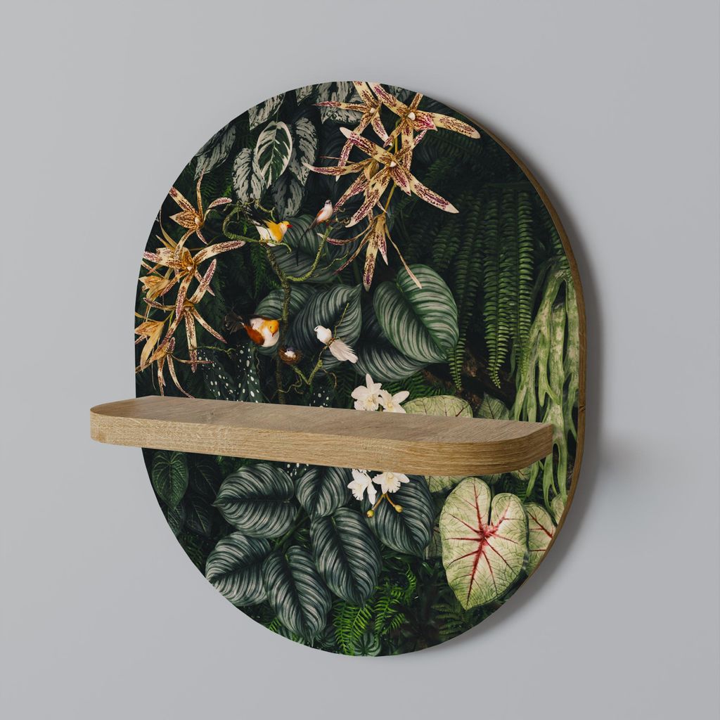 SILENT WILDERNESS Ovales Regal