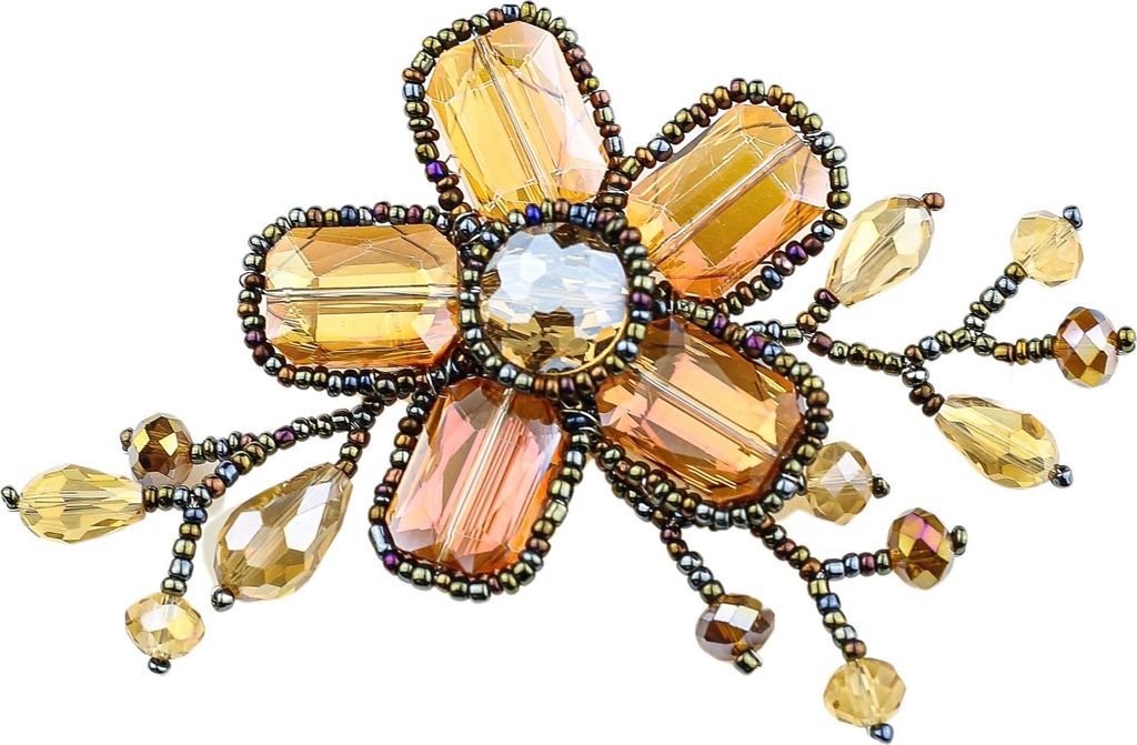 Brosche Blumenranke in Blumenform von collezione alessandro