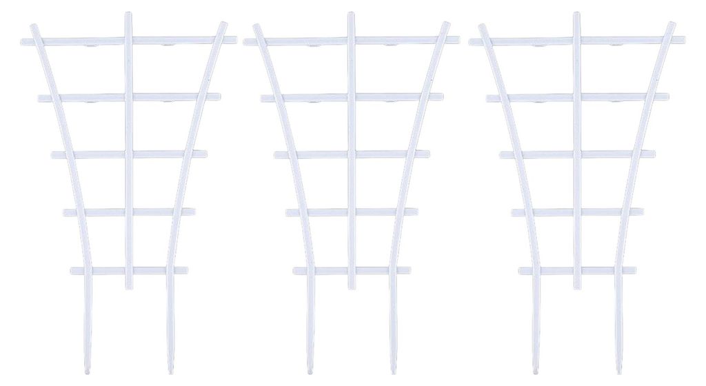 Klettergerüst, stapelbar, Stütze, Rankgitter, Pflanzeinsatz, Rankhilfe für Zimmerpflanzen wie Efeu, Rosen und Gurken, für drinnen und draußen