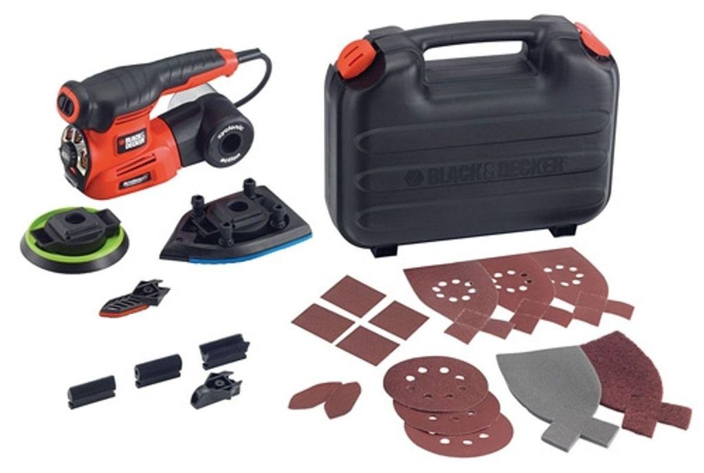 Black&Decker Multischleifer 220W, Autoselect, Koffer KA280K Produktbild 