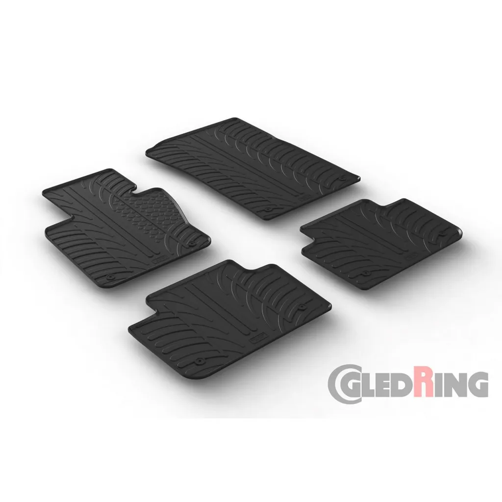 Set Tappeti BMW X3 E83 Antipioggia e Fango | Gomma Alta Resistenza 3D