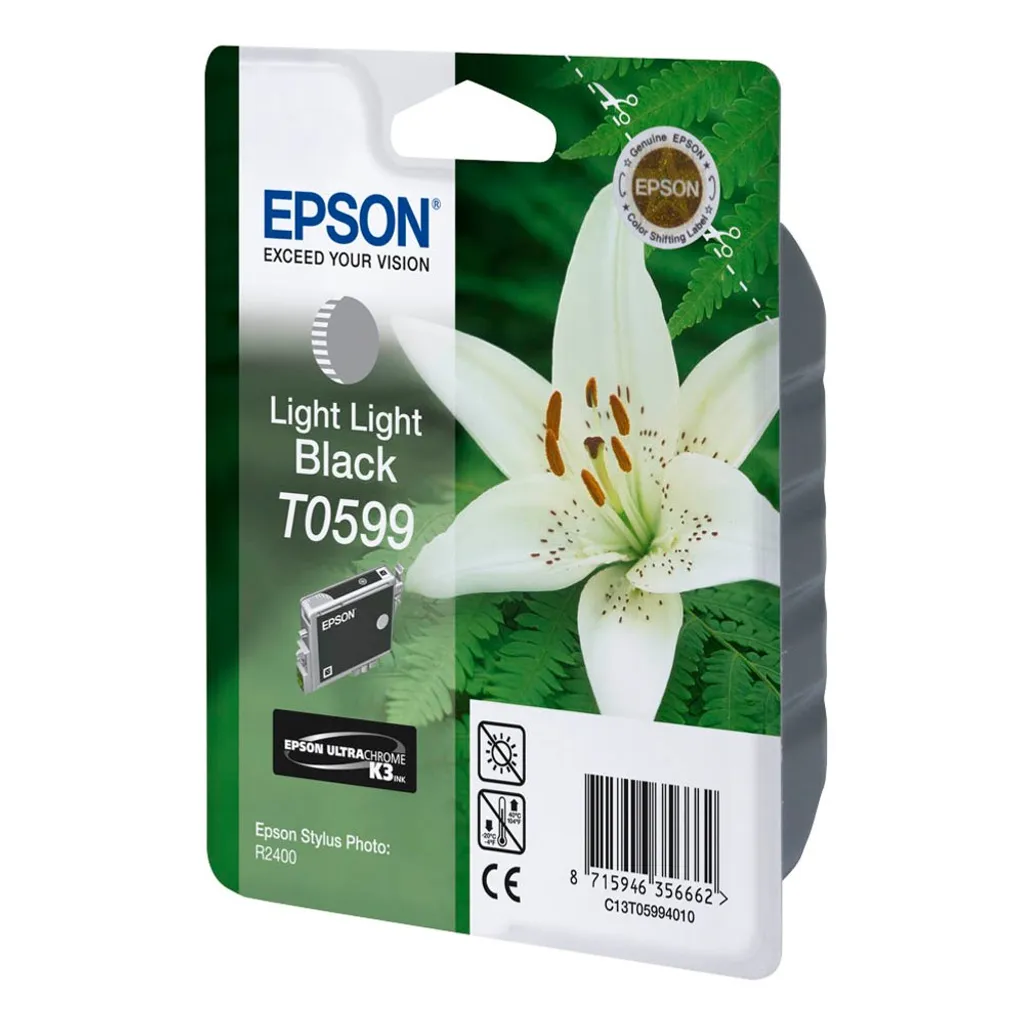 Epson T0599 : Éliminez les reflets et obtenez des gris parfaits