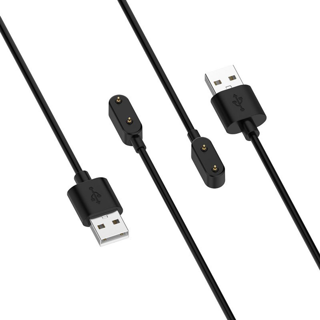 INF 1M USB-A Ladekabel mit Schutzchip Schwarz