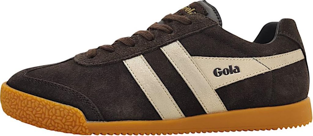 Gola Harrier Mirror - Damen Sneaker - Mocha-Gold-Gum, Produktbild 