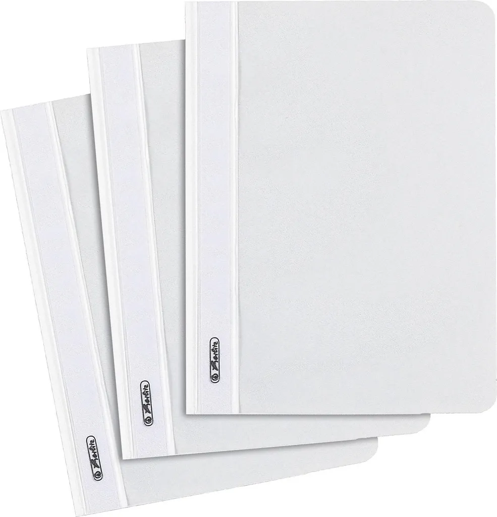 Chemise A5 blanche anti-cornage : protégez vos documents importants