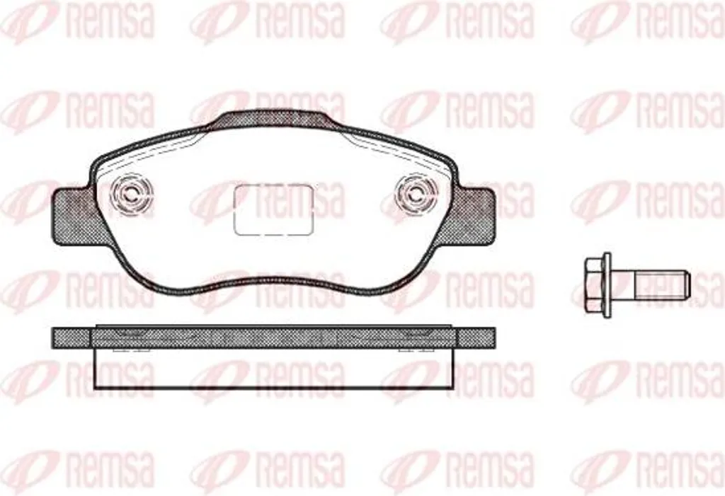 Kit plaquettes de frein avant pour révision Fiat Panda essence dci
