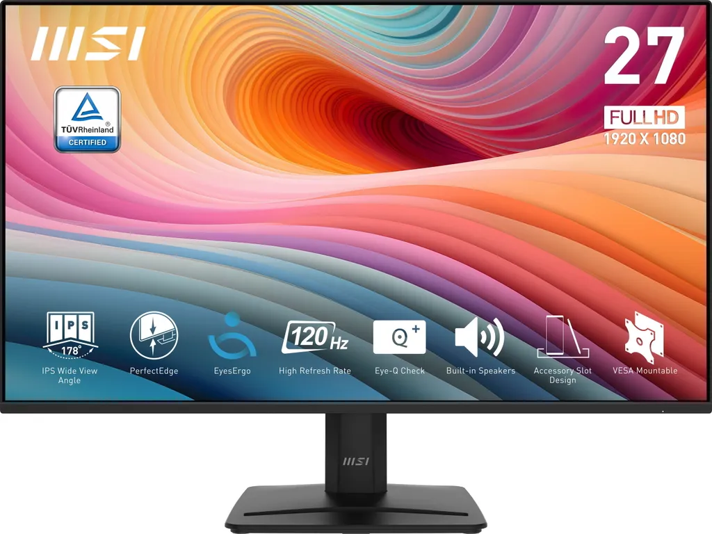 MSI Pro MP275 E2 Computer Monitor 68,6 cm (27") 1920 x 1080 Pixel Full HD LED Schwarz