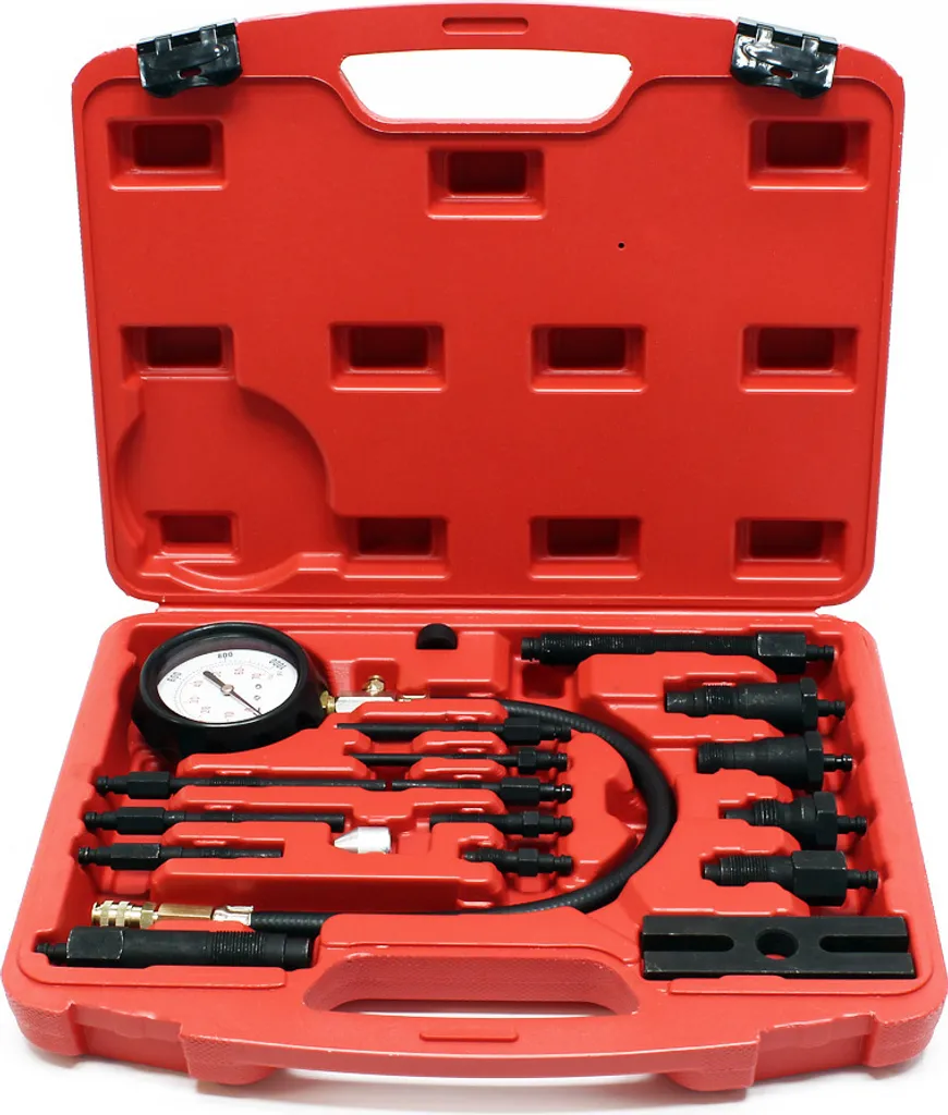 Testeur compression Diesel 0-70 bars avec adaptateurs TDI CDI pro - 3