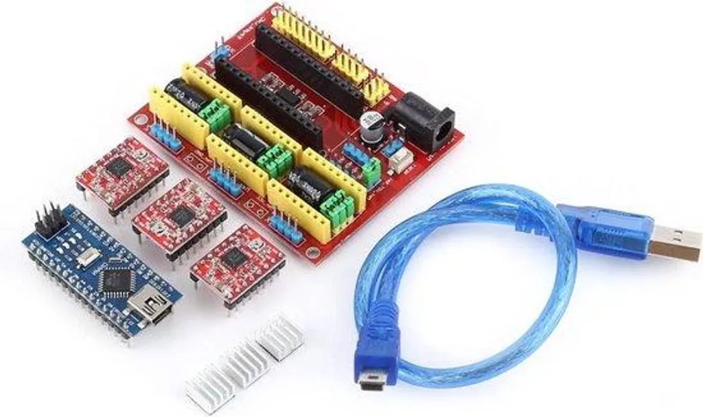 Shield CNC V4 anti-interférence avec Nano 3.0 pour gravure nette