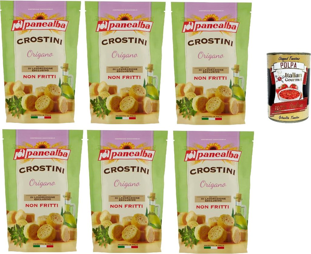 Panealba Crostini Origano Croutons mit Oregano Gesalzener Produktbild 