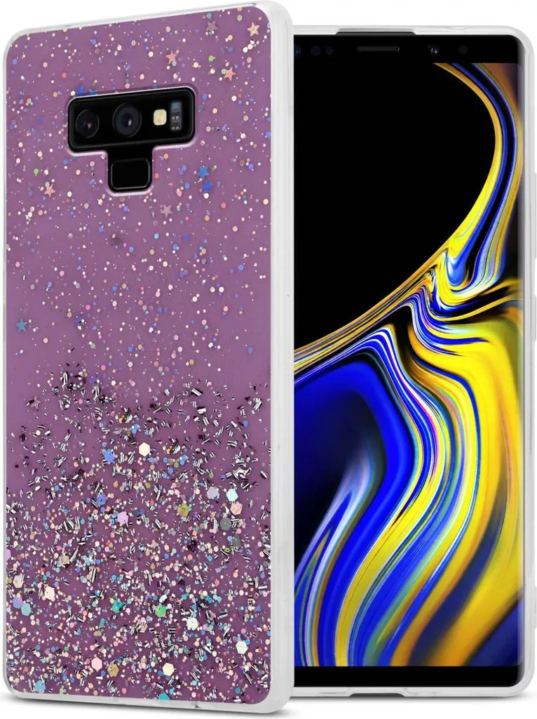 Cover Glitter Viola per Samsung Note 9 Cadorabo - Custodia TPU Slim