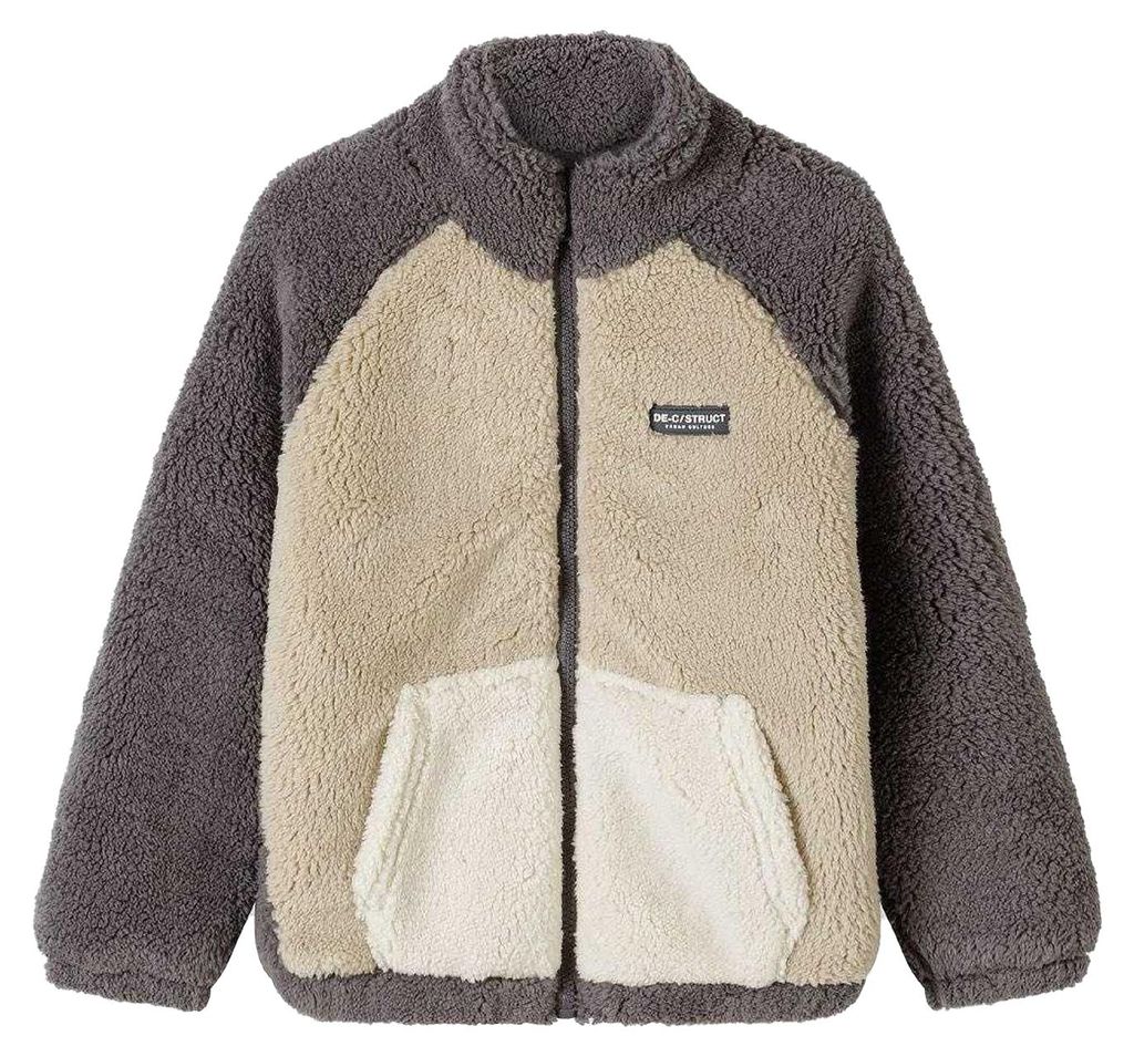 Minoti - Jacke für Jungen, Langfaseriges Vlies MN506 (104) (Braun)