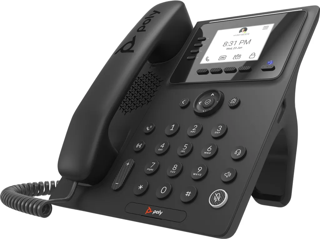 Poly CCX 350 Téléphone IP avec Technologie Acoustic Fence et Son HD