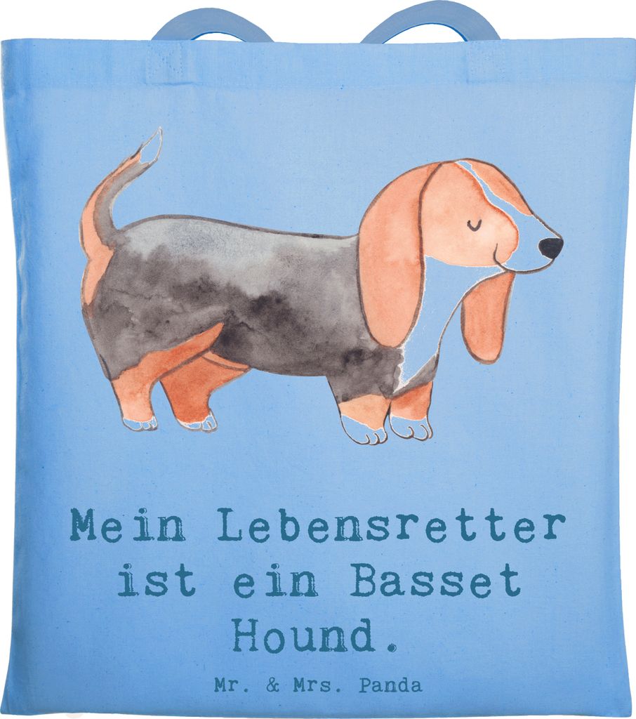Mr. & Mrs. Panda Shopping Tasche Basset Hound Lebensretter Produktbild 