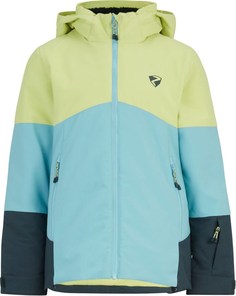 Ziener Skiwear Mädchen Ski Jacke - AMAJA lime light - 104