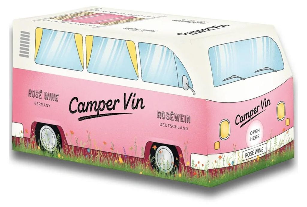 Moselland Camper Vin Rose fruchtiger Qualitätswein Bag in Produktbild 