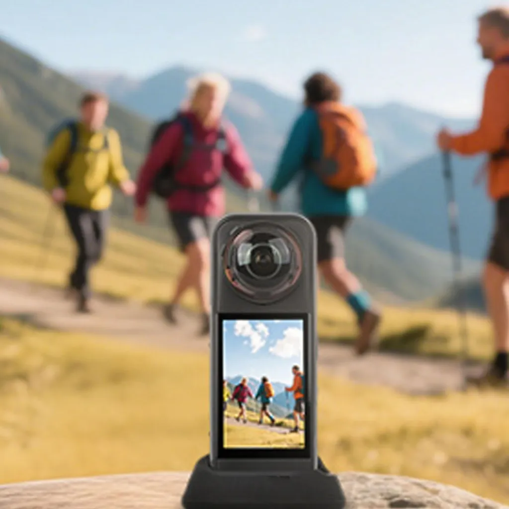 Accessorio Base Silicone per Insta360 X4 X5 | Stand Verticale Stable - 3