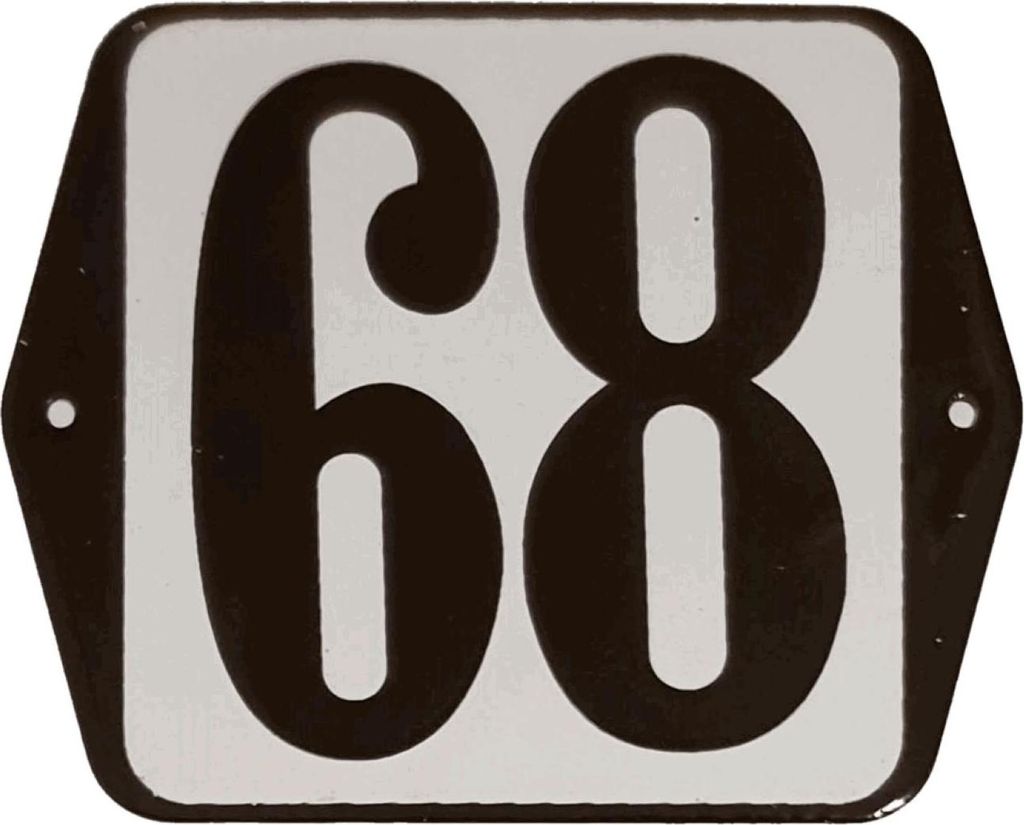 Hausnummernschild Standard 68 - Warentuin mix