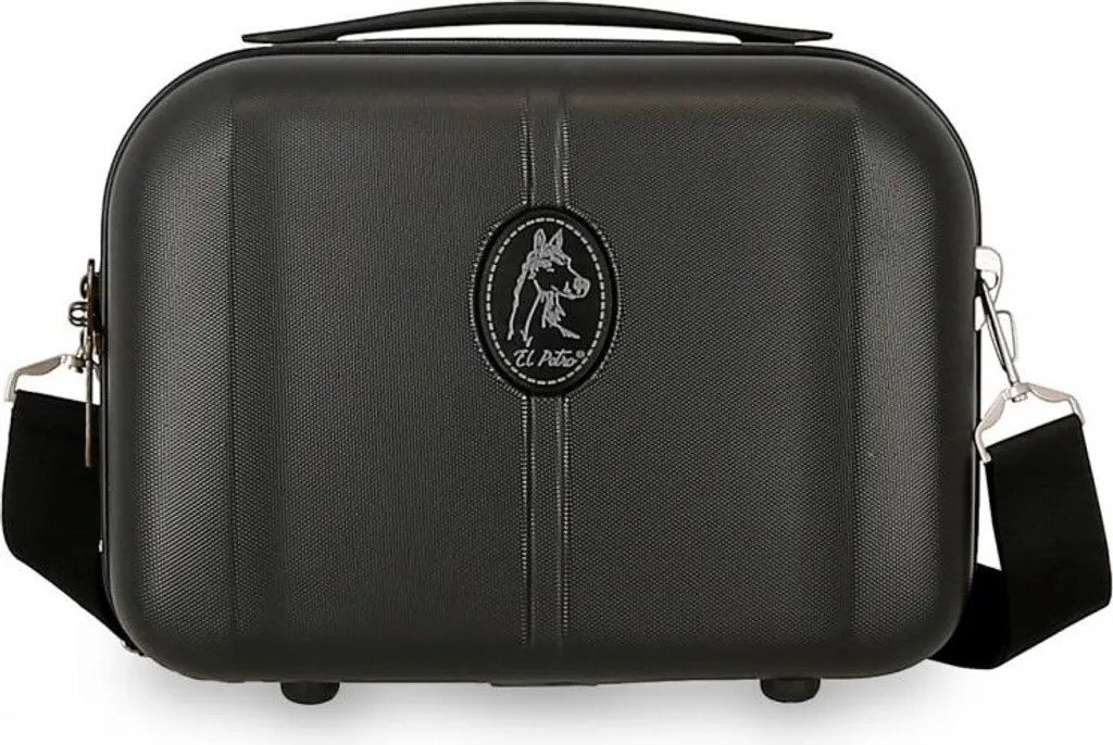 Trousse de toilette homme et femme EL POTRO Vera Noir matelassée
