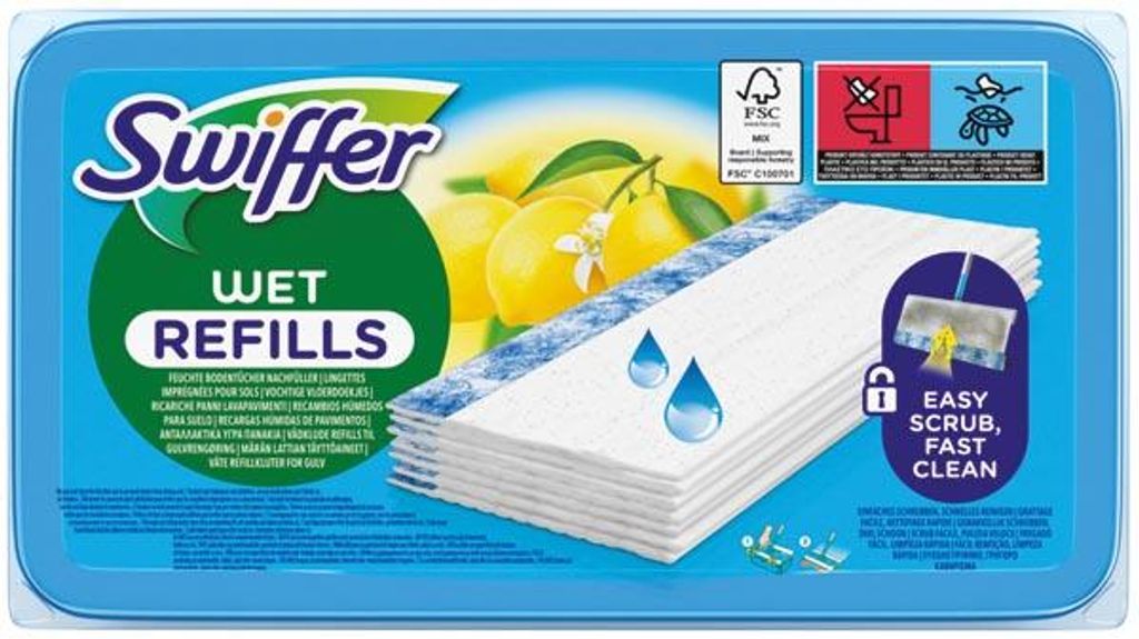 Vlhčené utěrky Swiffer WET 8700216717779 21x28cm 24ks Obrázek produktu 
