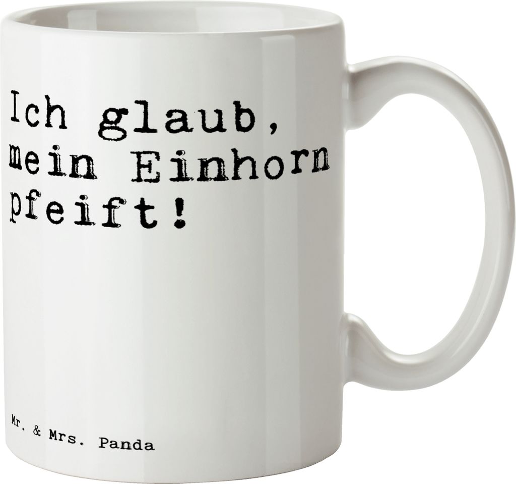 Mr. & Mrs. Panda cappuccinotasse Ich glaub, mein Einhorn... Produktbild 