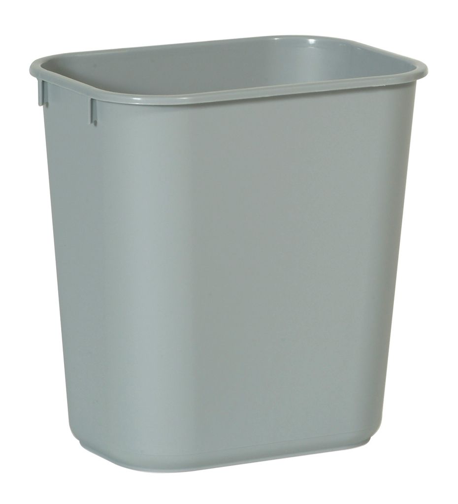 Odpadkový kôš Rubbermaid, 12,9 l, obdĺžnikový, PE, sivý Obrázok produktu 