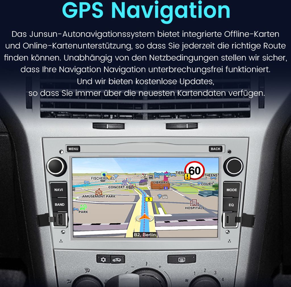 Carplay pre Opel Astra H Corsa C D Zafira DAB+ 7 palcový Produktbild 6