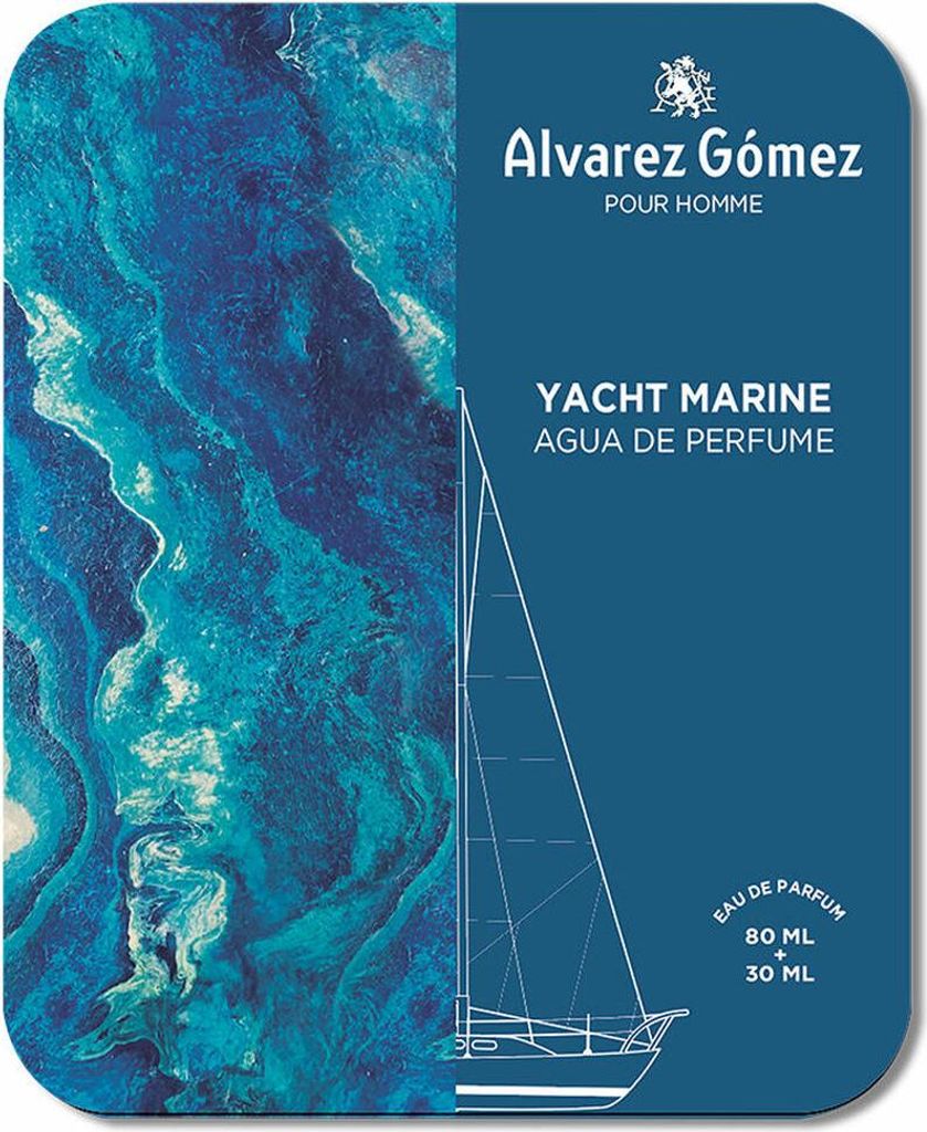 Yacht Marine Perfume Set - 150ml & 30ml Sprays Image du produit 